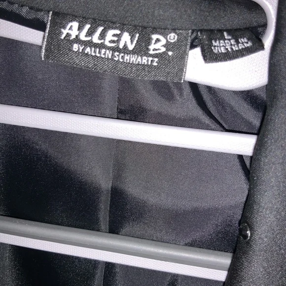 Allen B by Allen Schwartz - Black Blazer with Studded Details NWT Size Large - Picture 5 of 6